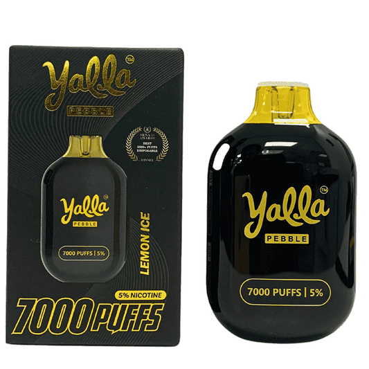 YALLA DISPOSABLE 7000 PUFFS - LEMON ICE - Gulshans - Since 1985