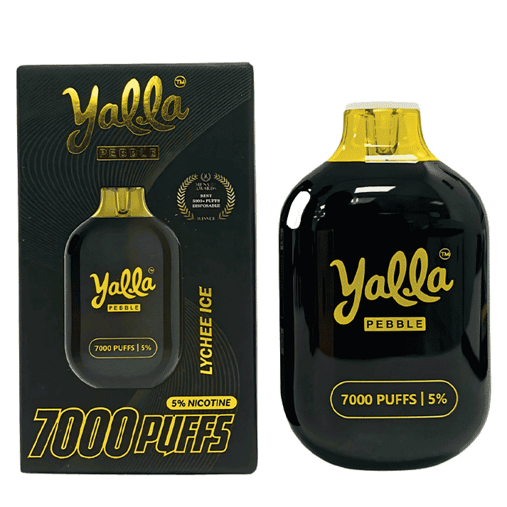 YALLA DISPOSABLE 7000 PUFFS - LYCHEE ICE - Gulshans - Since 1985