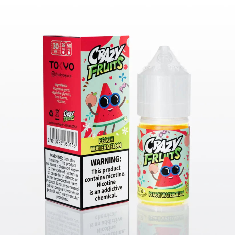 Tokyo Crazy Fruits Peach Watermelon 30ML