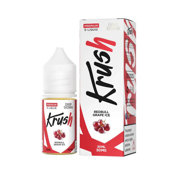 DRIP DOWN KRUSH SERIES REDBULL GRAPE ICE 30MG,50MG - 30ML - Gulshans - Since 1985