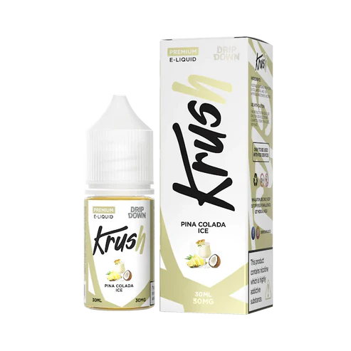 DRIP DOWN KRUSH SERIES PINA COLADA ICE  30MG,50MG - 30ML - Gulshans - Since 1985