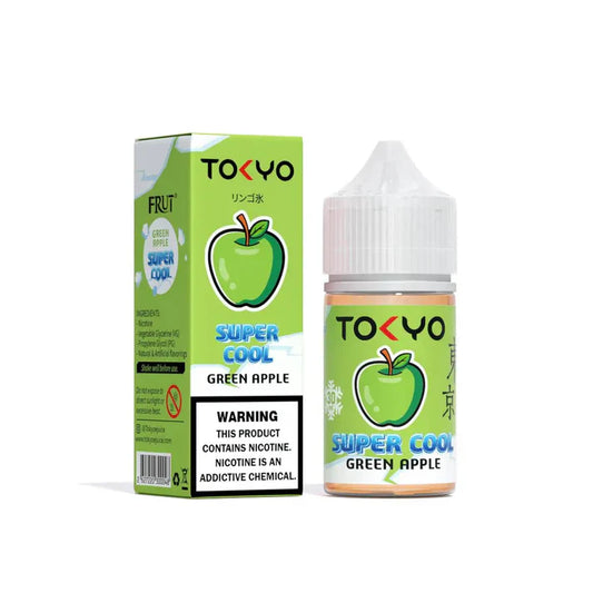 TOKYO SUPERCOOL GREEN APPLE 35MG,50MG - 30ML