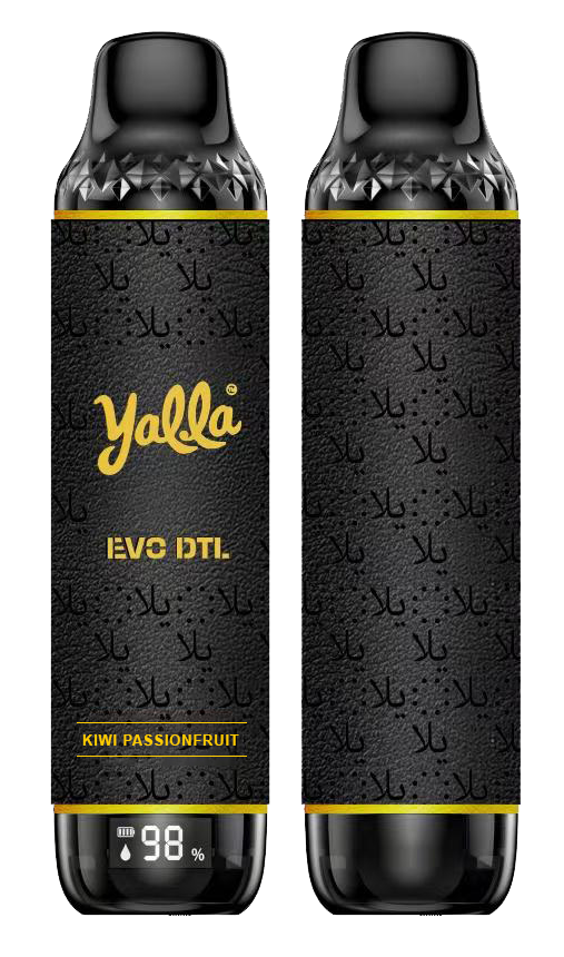 YALLA EVO DTL DISPOSABLE 12000 PUFFS - KIWI PASSION FRUIT - Gulshans - Since 1985