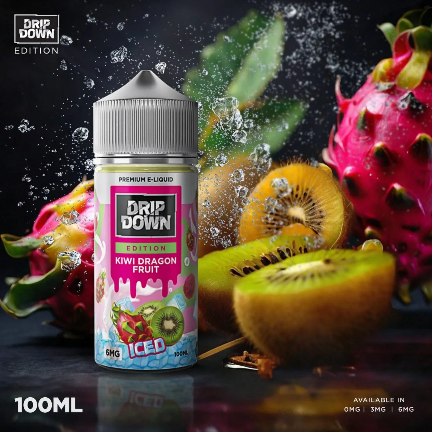 Drip Down Kiwi Dragon Fruit Ice 100 ml At Best Price In Pakistan