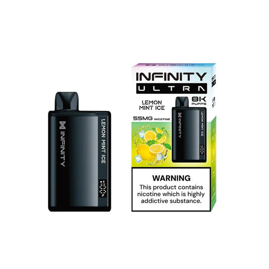 LEMON MINT ICE 55MG - INFINITY ULTRA DISPOSABLE 8000 PUFFS - Gulshans - Since 1985