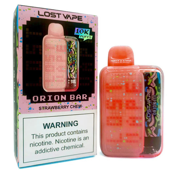 Lost Vape Ortion Bar Strawberry Chew 10k Puffs 5%