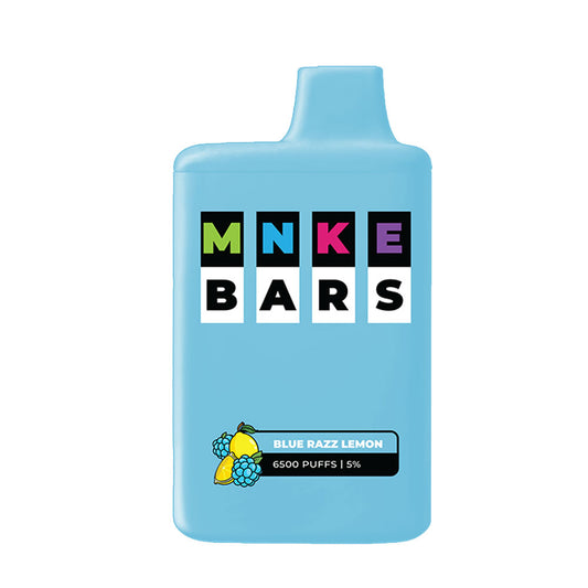 MNKE Bars Disposable Vape – Blue Razz Lemon - Gulshans - Since 1985