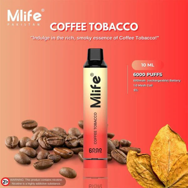 MLife Disposables 6000 Puffs 50mg at Best Price