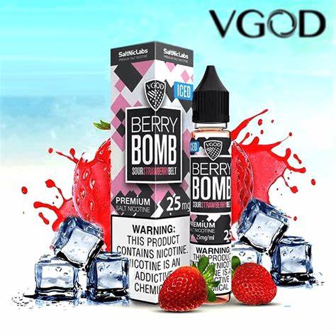 BERRY BOMB ICED VGOD SALTNIC 30ML