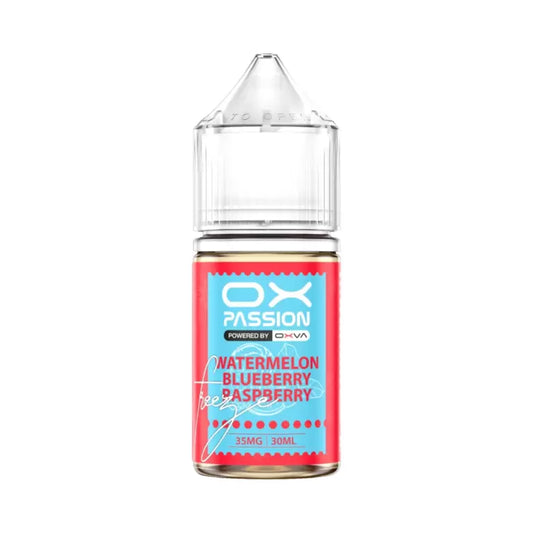 OX PASSION NIC SALT – WATERMELON BLUEBERRY RASPBERRY FREEZE – 30ML