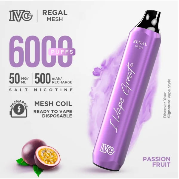 Ivg Regal Disposable 6000 Puffs 5%