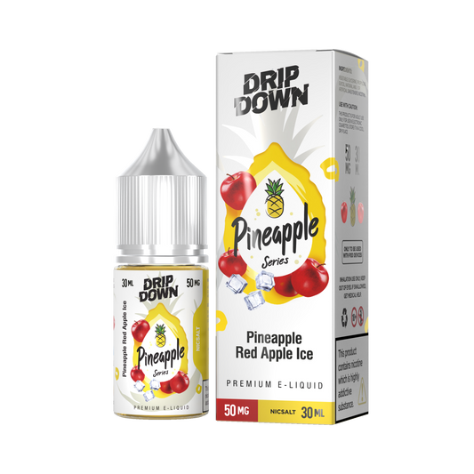 DRIP DOWN PINEAPPLE SERIES PINEAPPLE RED APPLE ICE  30MG,50MG -30ML - Gulshans - Since 1985