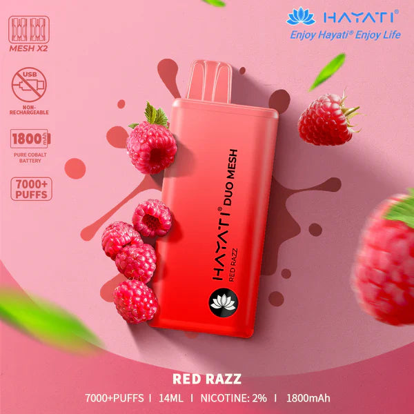 Hayati Duo Mesh 7000 Puffs 2% Disposable Vape AT BEST PRICE