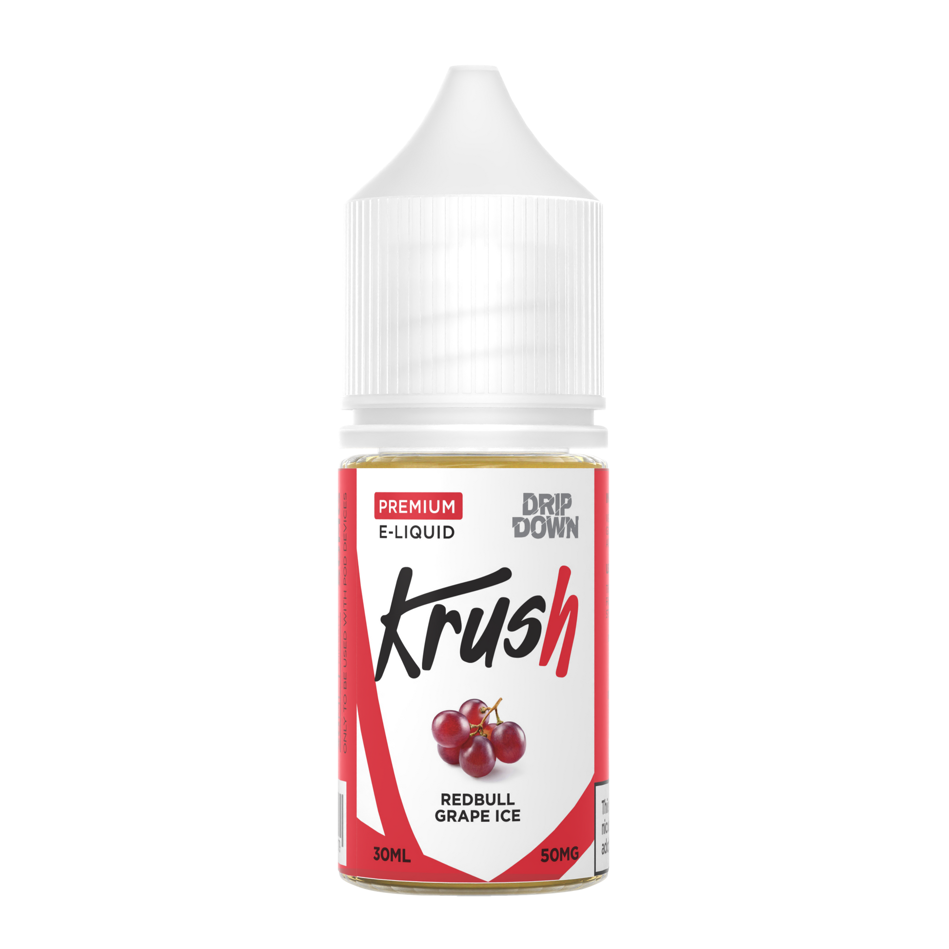 DRIP DOWN KRUSH SERIES REDBULL GRAPE ICE 30MG,50MG - 30ML - Gulshans - Since 1985