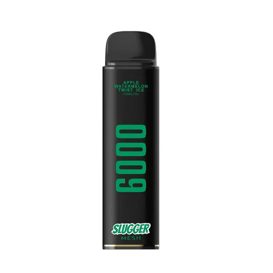 SLUGGER DISPOSABLE APPLE WATERMELON TWIST ICE 6000 PUFFS 40MG - Gulshans - Since 1985