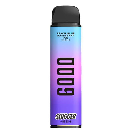 SLUGGER DISPOSABLE PEACH BLUE RASPBERRY ICE 6000 PUFFS 40MG - Gulshans - Since 1985