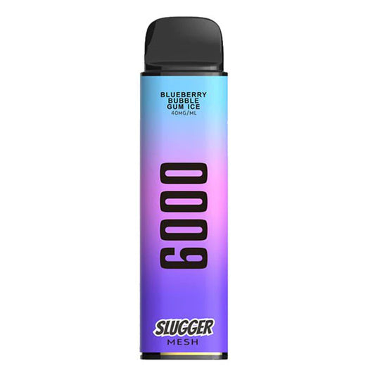 SLUGGER DISPOSABLE BLUEBERRY BUBBLE GUM ICE 6000 PUFFS 40MG - Gulshans - Since 1985
