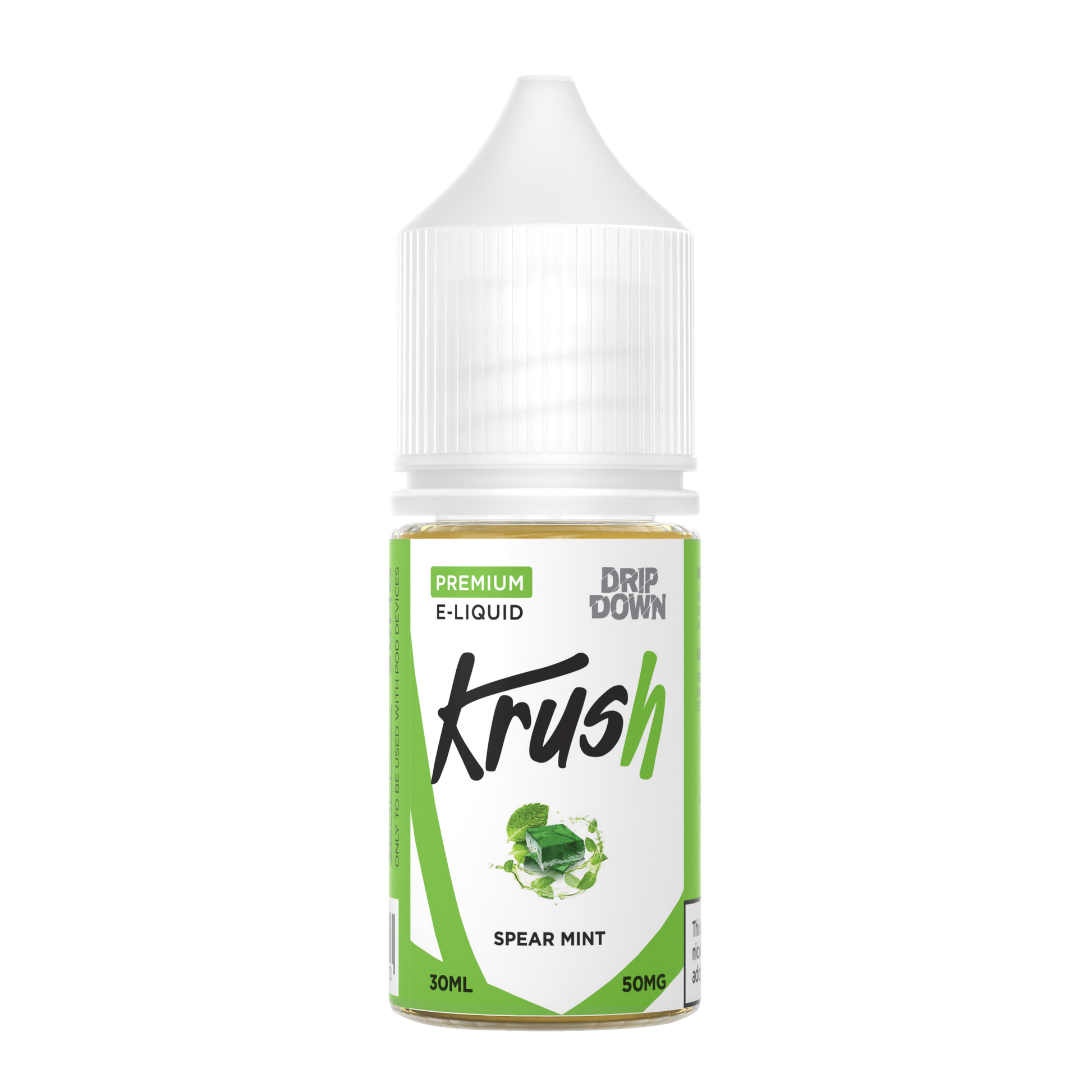 DRIP DOWN KRUSH SERIES SPEARMINT 30MG,50MG -  30ML - Gulshans - Since 1985