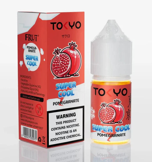 TOKYO SUPER COOL POMEGRANATE ICE SALTNIC 35MG,50MG - 30ML