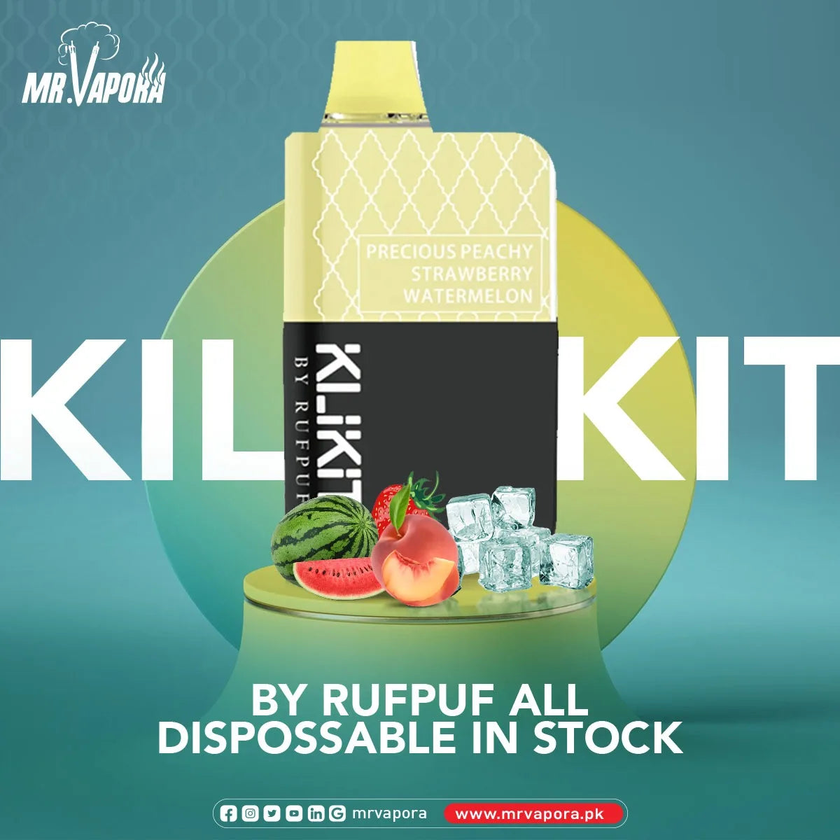 Rufpuf Klikit Disposable Vape In Pakistan