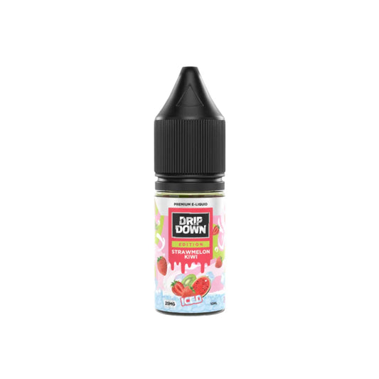 Drip Down Straw Melon Kiwi Ice 10ml-25mg