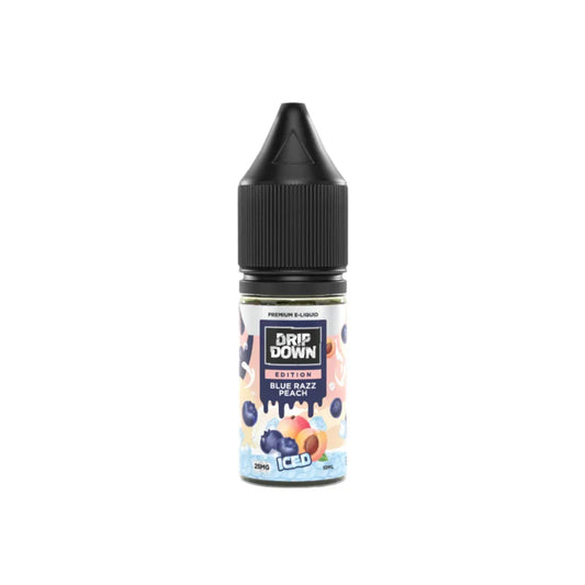 Buy Drip Down Blue Razz Peach Ice 10ml Edition Series