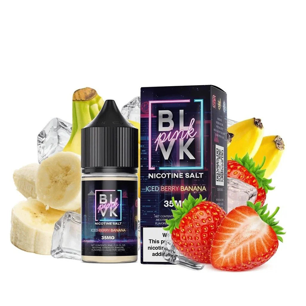 BLVK Pink Series 35mg Iced Berry Banana 30ml