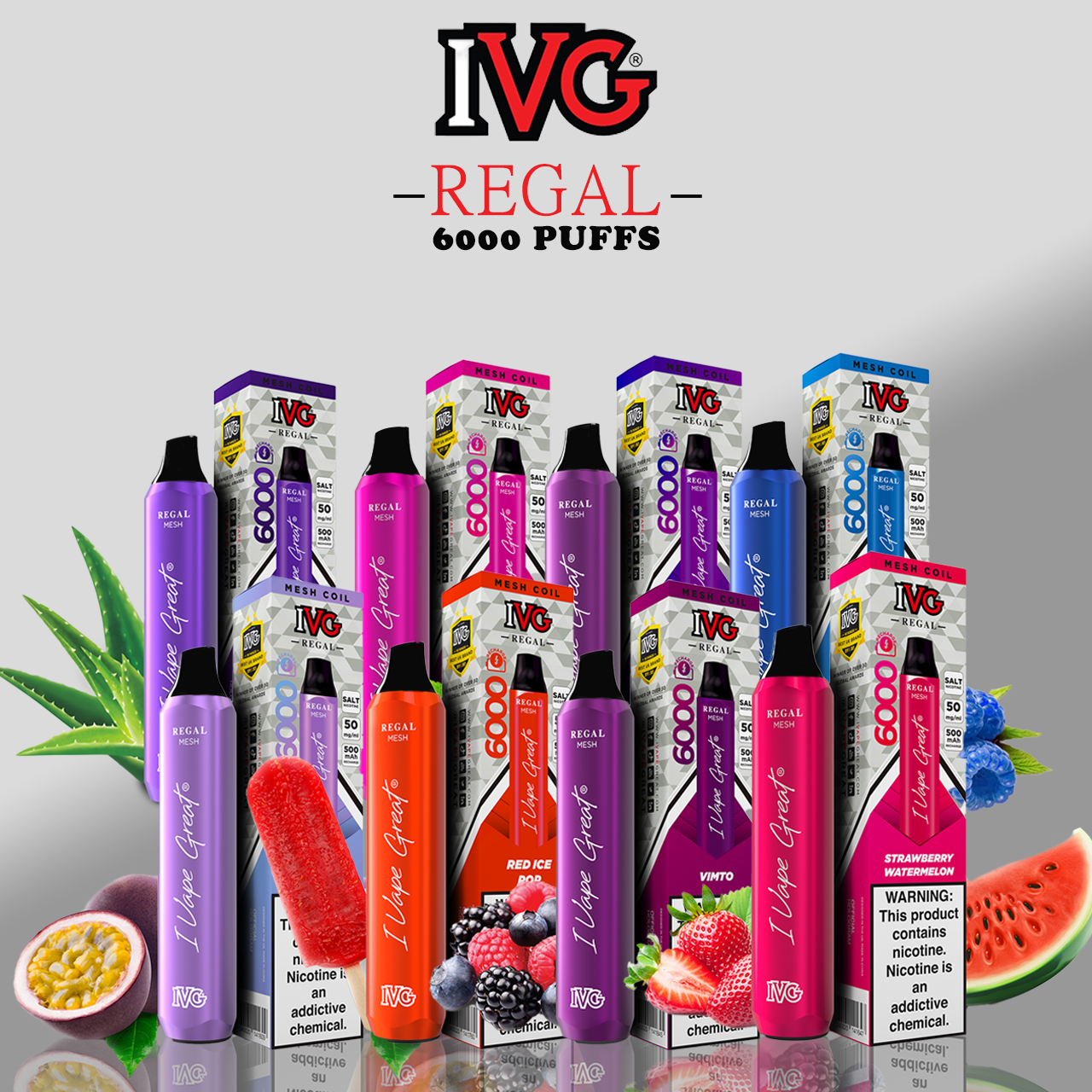 Ivg Regal Disposable 6000 Puffs 5%