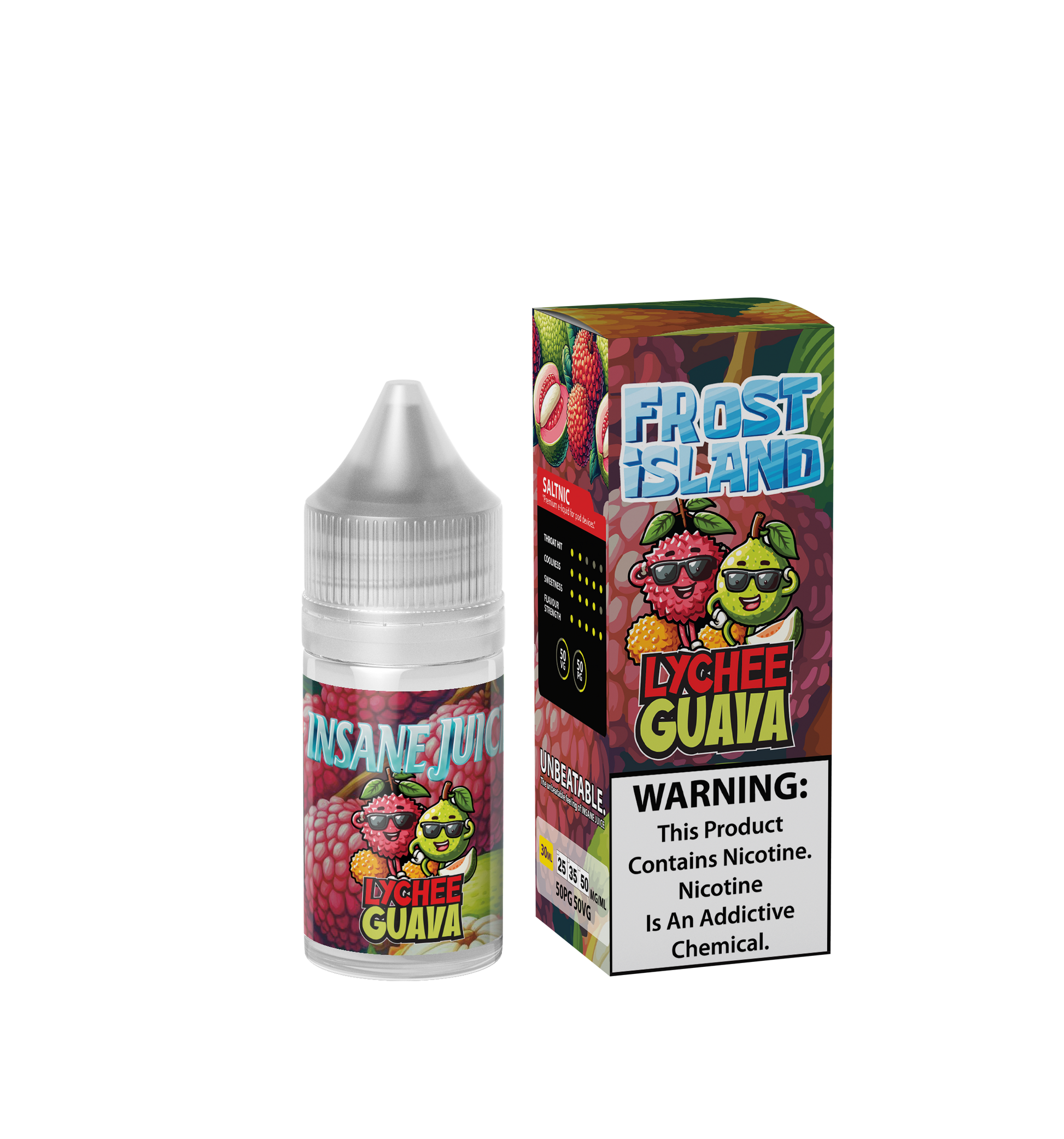 INSANE LYCHEE GUAVA 30ML - Gulshans - Since 1985
