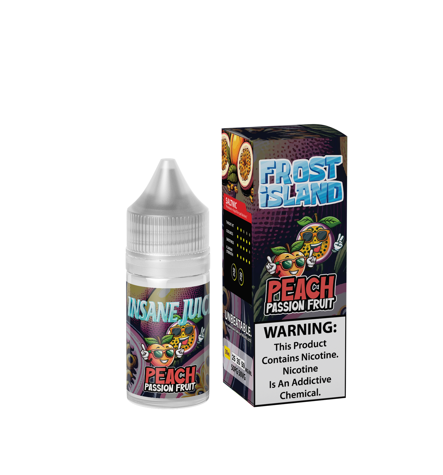 INSANE PEACH PASSION FRUIT 30ML - Gulshans - Since 1985