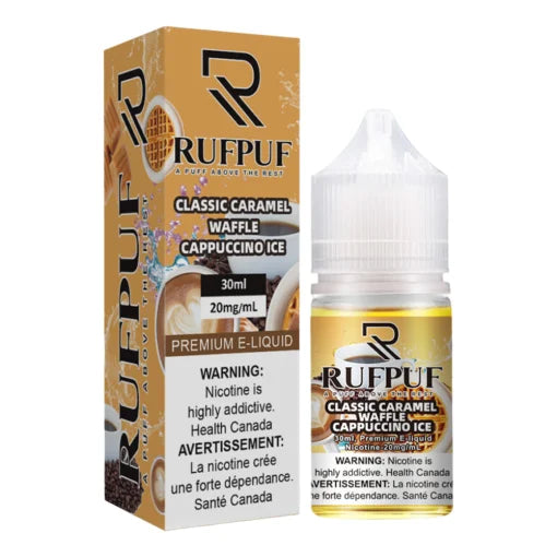 RUFPUF CLASSIC CARAMEL WAFFLE CAPPUCCINO SALTNIC 30ML - Gulshans - Since 1985
