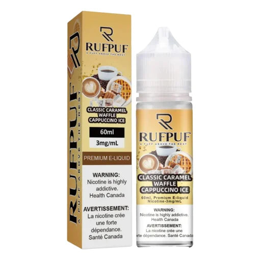 RufPuf Classic Caramel Waffle Cappuccino Ice – 60ml - Gulshans - Since 1985