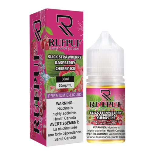 RUFPUF SLICK STRAWBERRY RASPBERRY CHERRY SALTNIC 30ML - Gulshans - Since 1985